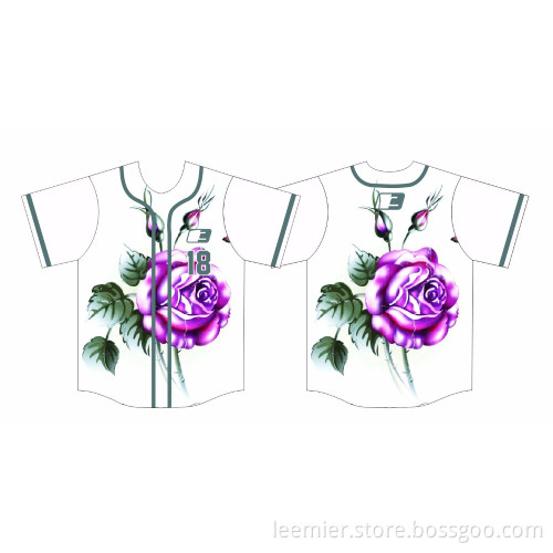 Custom New Diy Woman Plain Baseball Jersey